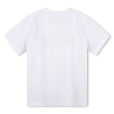 Playera para niño y adolescente HUGO blanca
